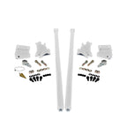 2011-2019 Chevrolet / GMC 70 inch Bolt On Traction Bars 4 inch Axle Diameter Polar White