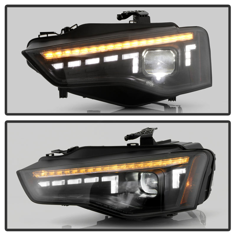 Spyder 13-17 Audi A5 HID Model Only High-Power Headlight - Black (PRO-YD-AA513HIDAP-SEQGR-BK)