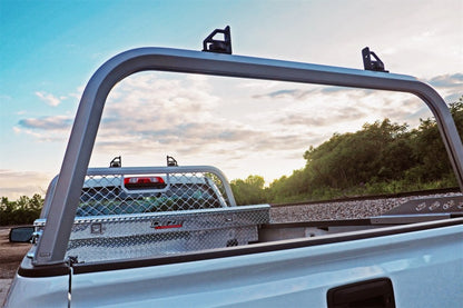 Deezee Universal Chevrolet Silverado Cargo Management Rear Rack - Standard Silver