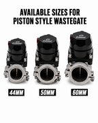 Motor Sports 60MM Wastegate - Piston Actuated Design 540260 - Granatelli Motor Sports