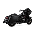 Vance & Hines 17-26 HD Touring Backslash 450 Slip-on Exhaust - Wrinkle Black