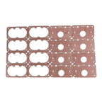 Edelbrock VRS-4150 Race & Performance Carburetor Metering Block & Fuel Bowl Gaskets - Bulk