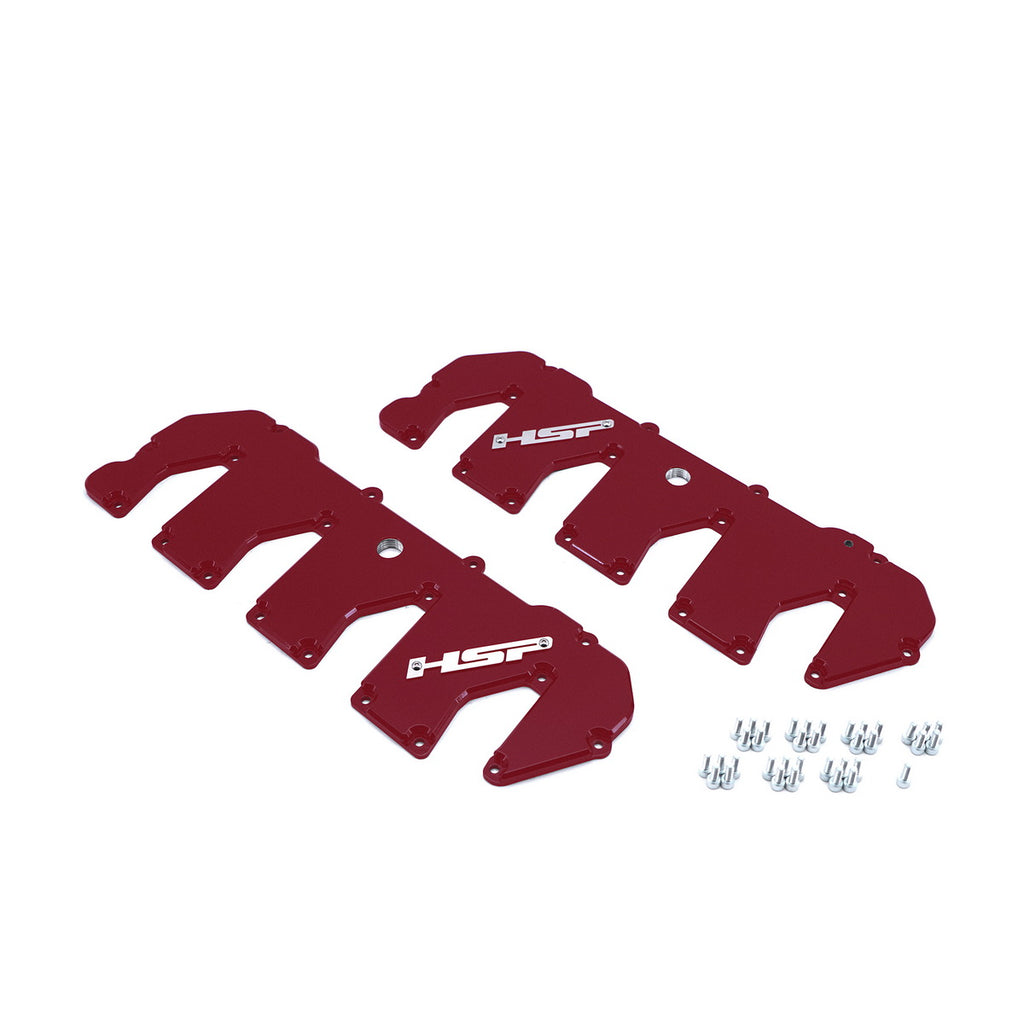 2011-2016 Chevrolet / GMC Billet Valve Covers Illusion Cherry