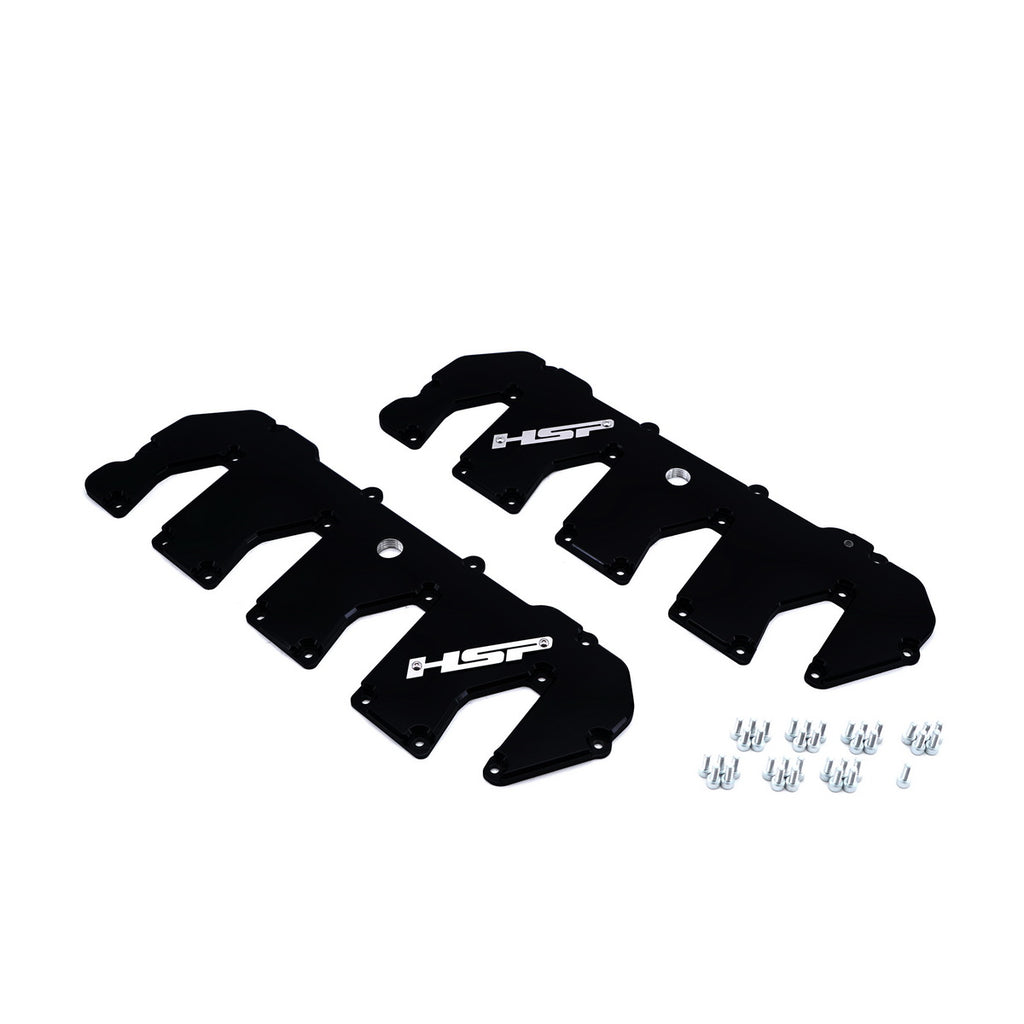 2011-2016 Chevrolet / GMC Billet Valve Covers Silk Satin Black