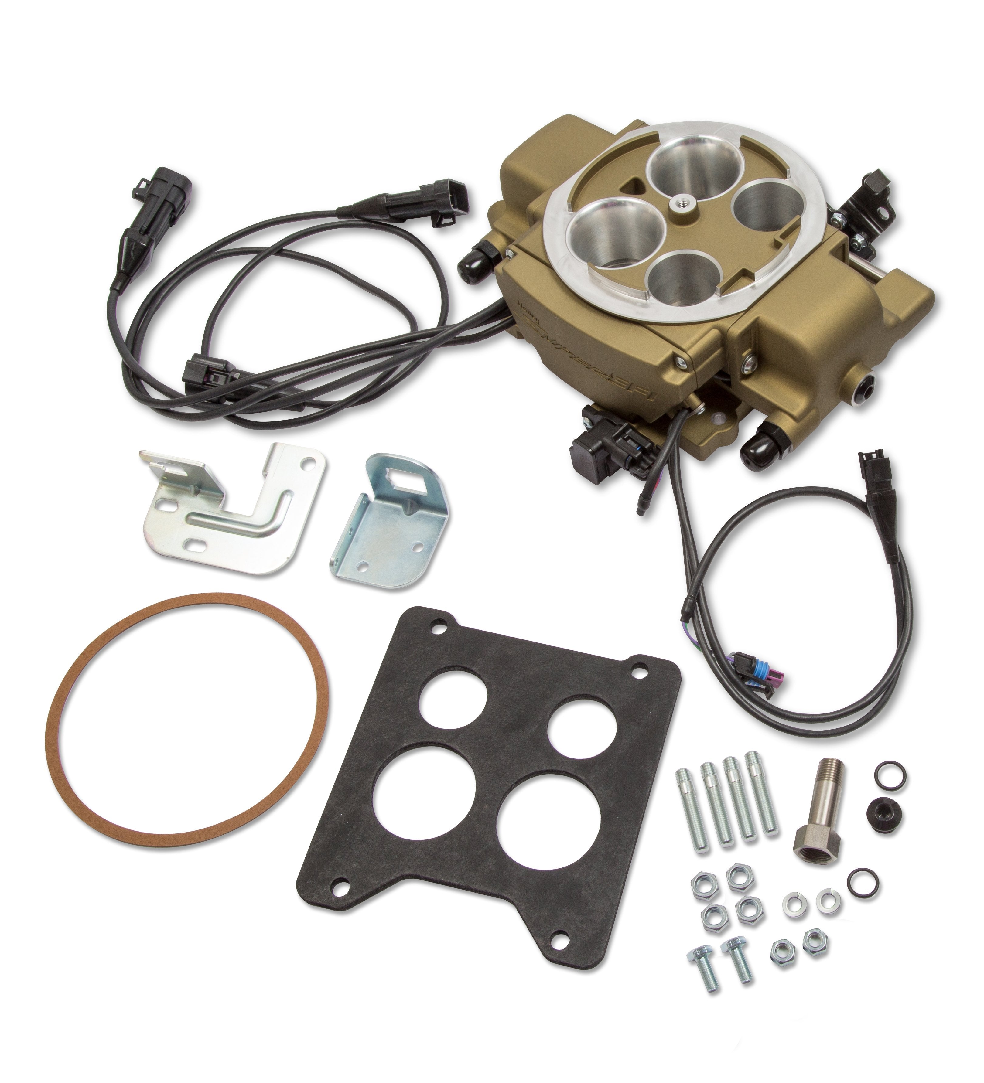Holley Sniper EFI Quadrajet - Classic Gold