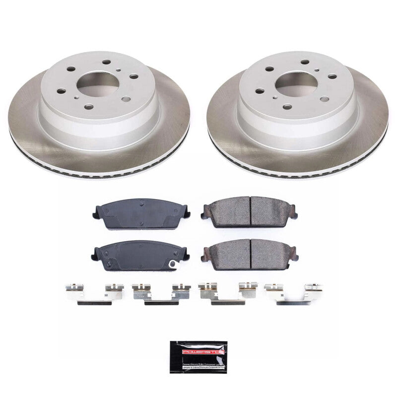 Power Stop 07-14 GMC Yukon XL 1500 Rear Semi-Coated Rotor Kit