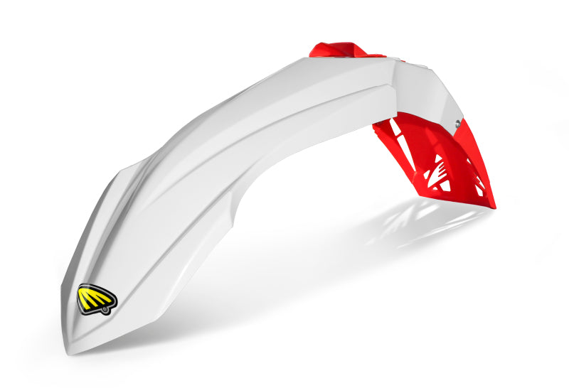 Cycra 98-14 Yamaha YZ125 / 250 06-09 YZF/WR Cycralite Front Fender - White/Red