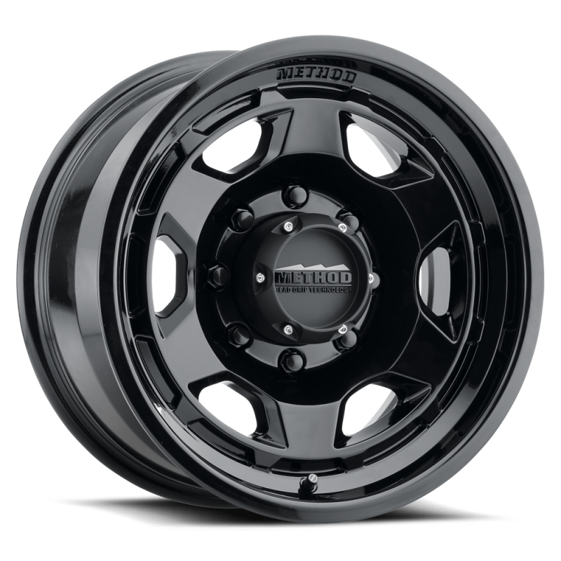 Method MR708 17x9 / -38mm Offset / 6x5.5 / 106.25mm Bore - Gloss Black Wheel