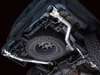 AWE Tuning 2021+ Ford F150 Tremor w/ Bumper Cutouts 0FG Resonated Cat-Back w/ Chrome Silver Tips
