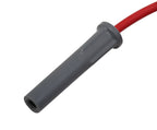 Spark Plug - Cut to Fit- Wire set, Red with Gray 180 degree boots for Holley Smart Coil