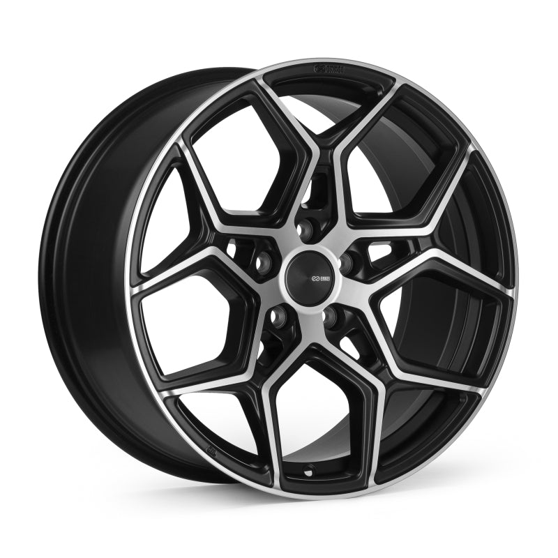 Enkei Quest 19x9.5 / 5x114.3 BP / ET35 / 72.6mm Bore - Matte Black Machining Wheel