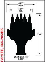 Holley EFI Dual Sync Ford FE Distributor