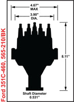 Holley EFI Dual Sync Ford 351C, 400M, 429-460 Distributor