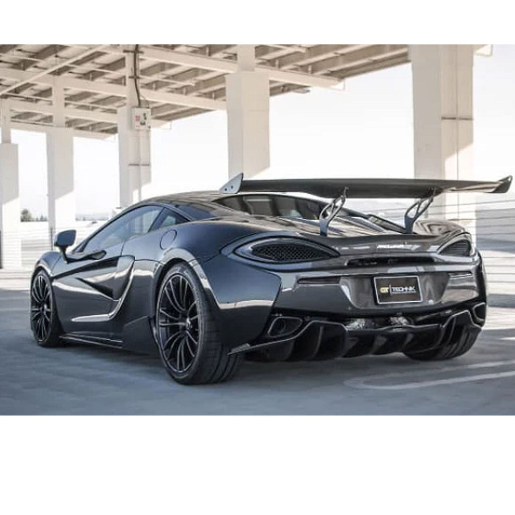 Dry Carbon Fiber Rear Diffuser for McLaren 540C 570S 570GT - Bull Boost Performance