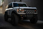 DV8 Offroad 7in Halo Elite Round Light w/ Accent Halo - White/Amber