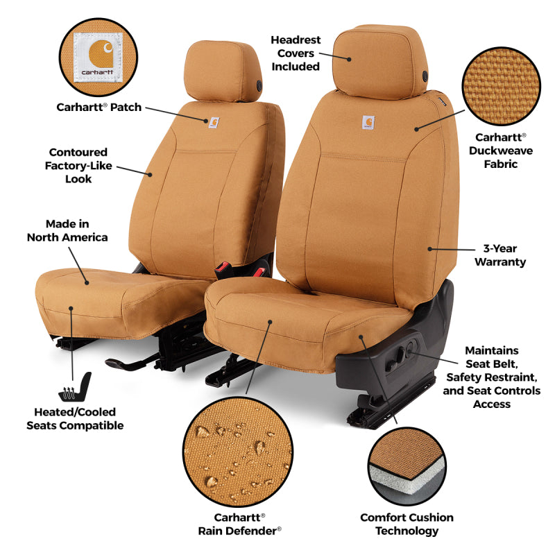 Covercraft 24-26 Toyota Grand Highlander Carhartt PrecisionFit Custom Second Row Seat Covers