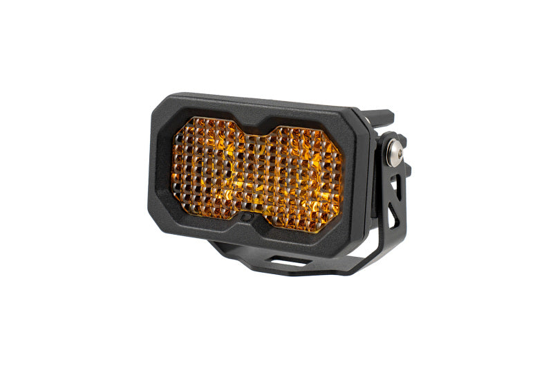 Diode Dynamics C2 2.0 Pro Yellow Flood Standard ABL (single)