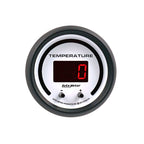 Autometer 52.4mm White Switchable 60-340 Degrees F / 40-170 Degrees C Phantom Elite Digital Gauge