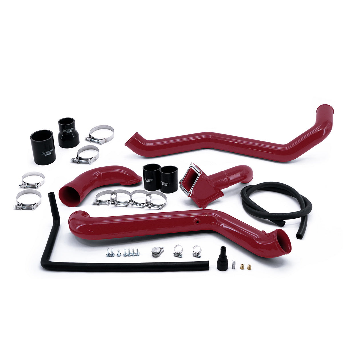 2011-2016 Chevrolet / GMC Intercooler Charge Pipe Bundle Illusion Cherry