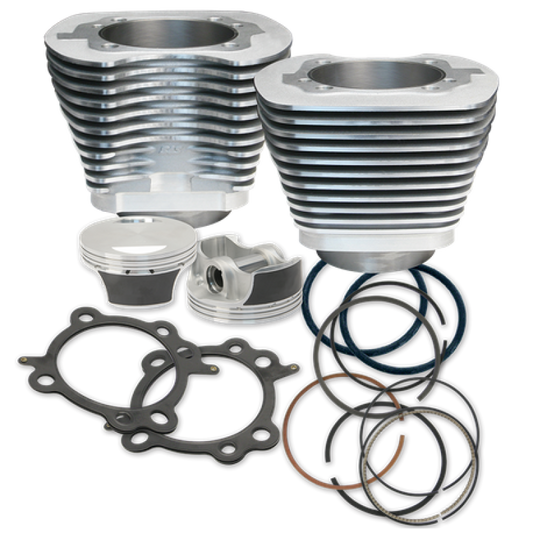 S&S Cycle 99-06 BT 97in Big Bore Cylinder Kit - Silver