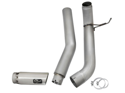 aFe Atlas Exhaust 5in DPF-Back Exhaust Aluminized Steel 2016 Nissan Titan XD V8-5.0L w/ Polished Tip