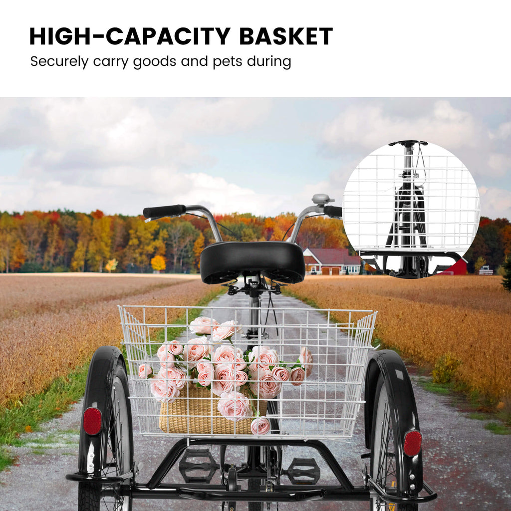 Ecarpat 24“ Single-Speed Adult Tricycle