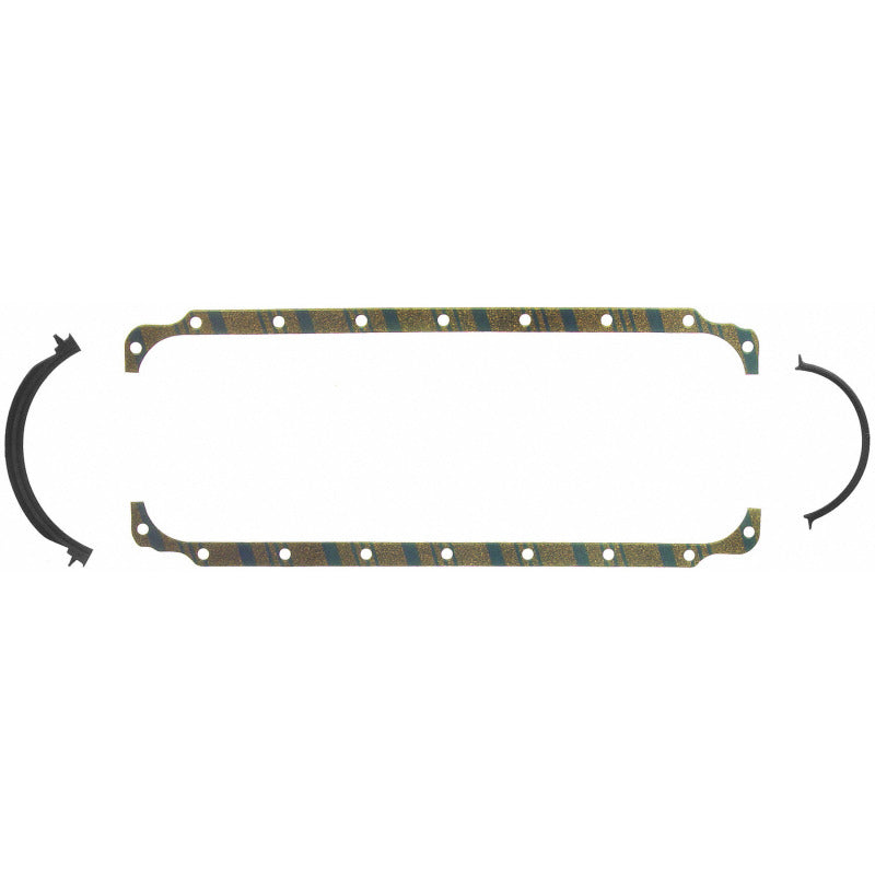 Fel-Pro Dodge B350 OS 6566 C-3 Engine Oil Pan Gasket Set Blue Stripe cork-rubber