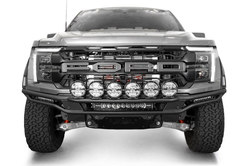 Addictive Desert Designs 2021-2024 Ford F-150 Raptor Race Series Front Bumper Light Hoop