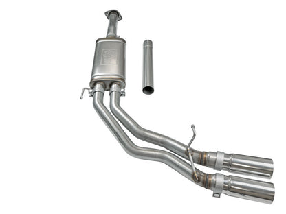 aFe Rebel Exhausts 3in SS Cat-Back 15-16 Ford F-150 EcoBoost V6 2.7/3.5L V8 5.0L w/ Polished Tips