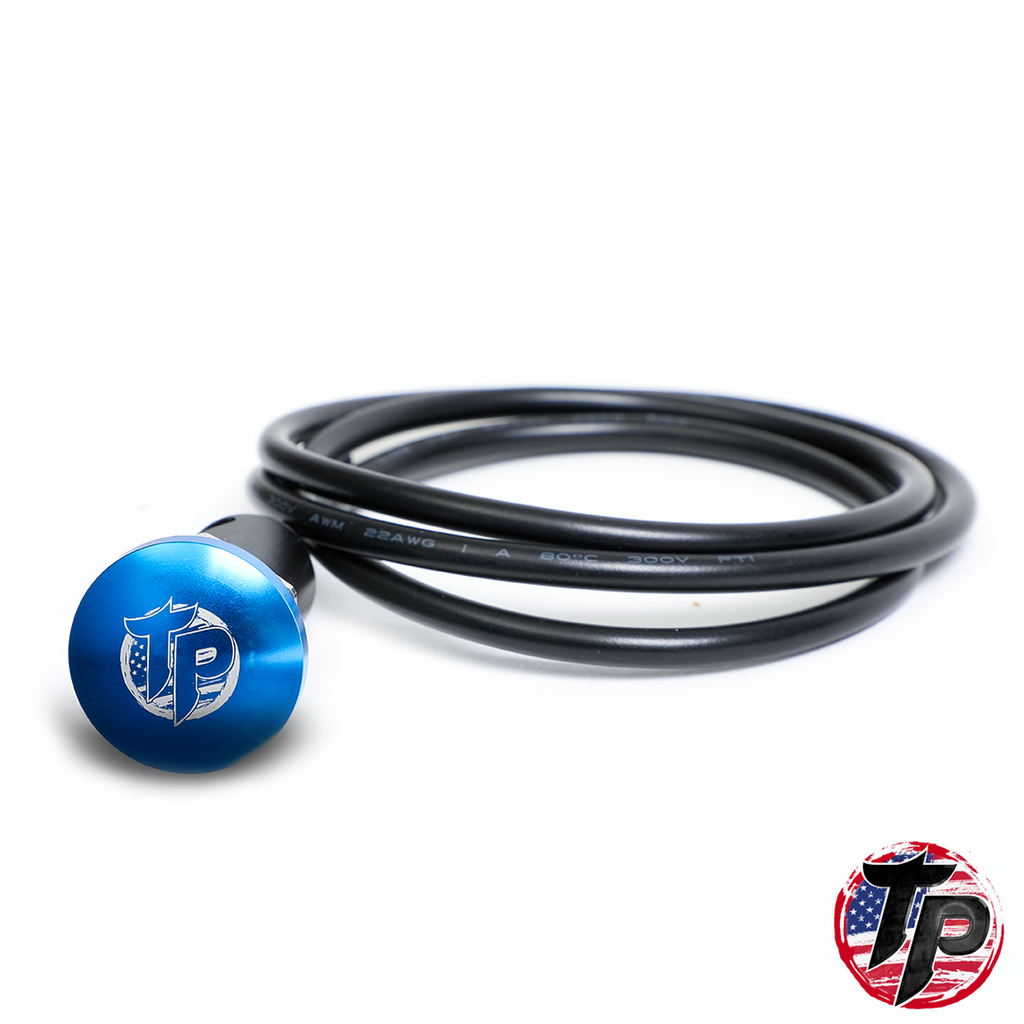 Blue Push-Button Switch For Aftermarket Steering Wheel By Tick Performance