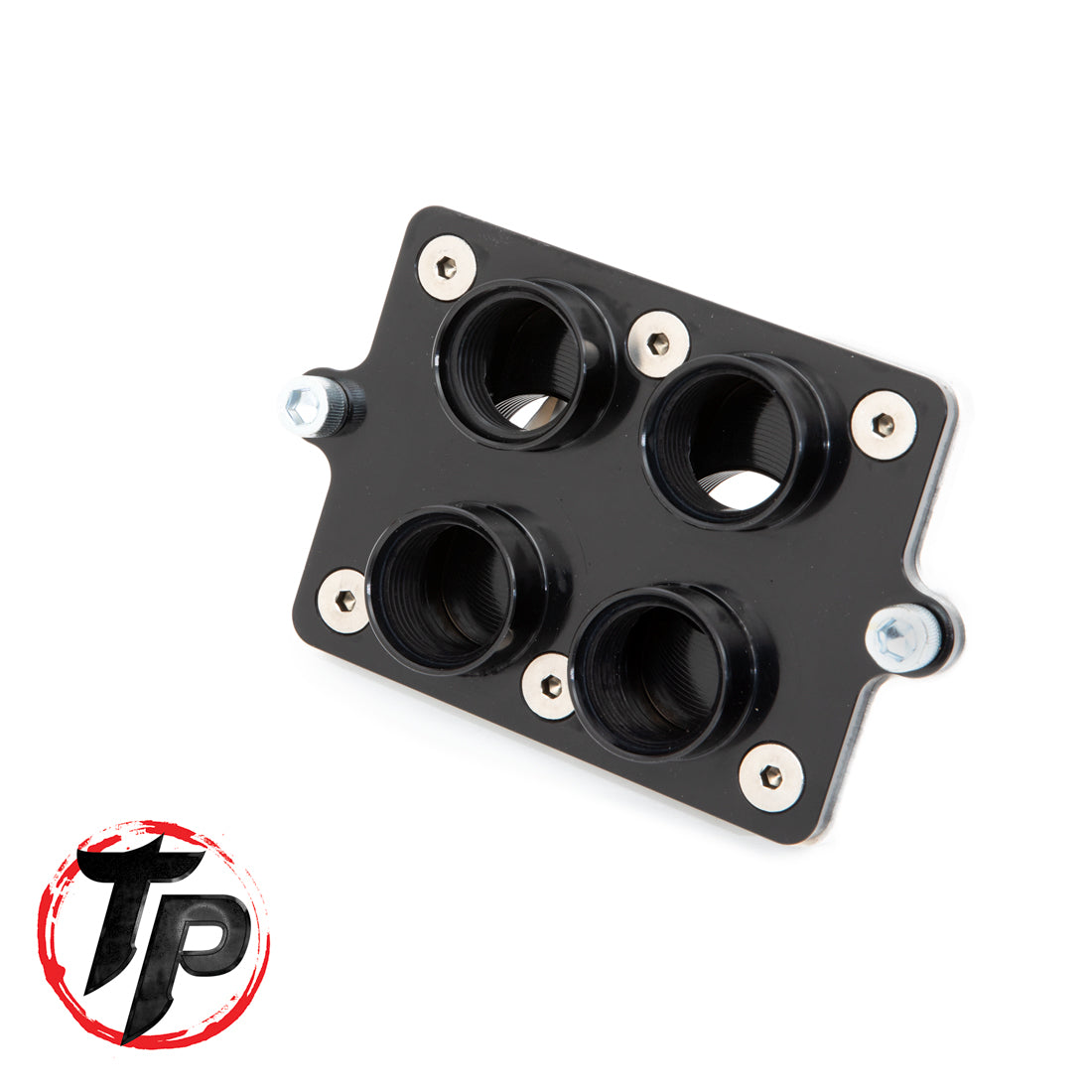 2-into-4 -16AN To -12AN Billet Firewall Pass Through Bulkhead By Tick Performance