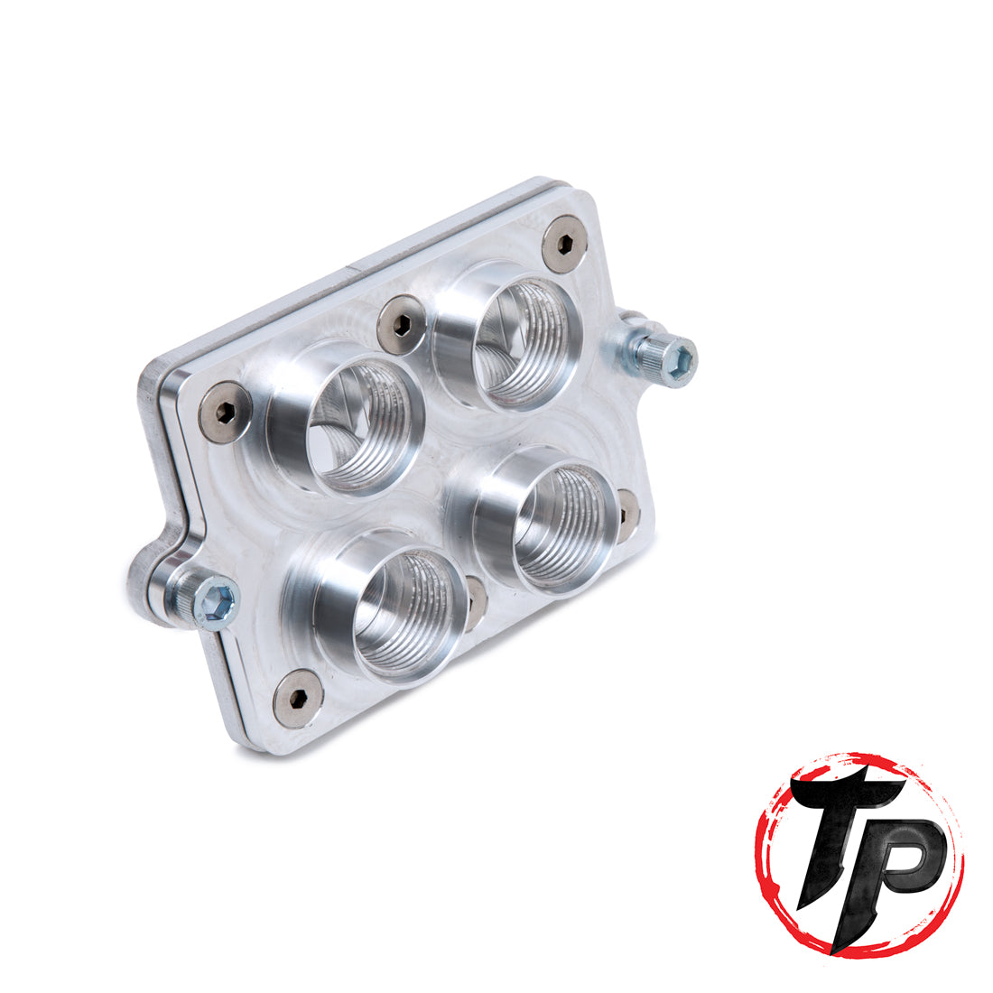 2-into-4 -16AN To -12AN Billet Firewall Pass Through Bulkhead By Tick Performance