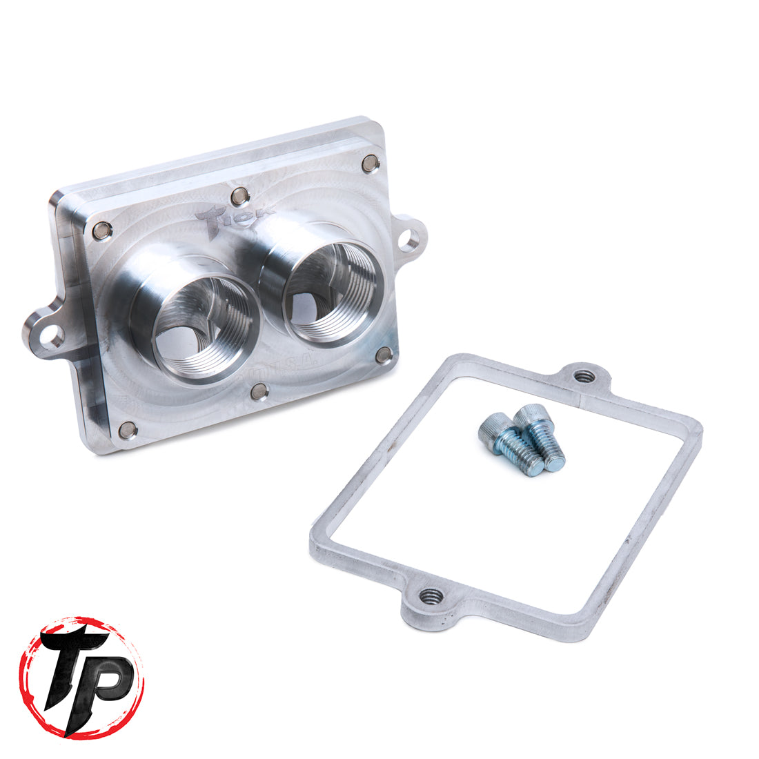 2-into-4 -16AN To -12AN Billet Firewall Pass Through Bulkhead By Tick Performance