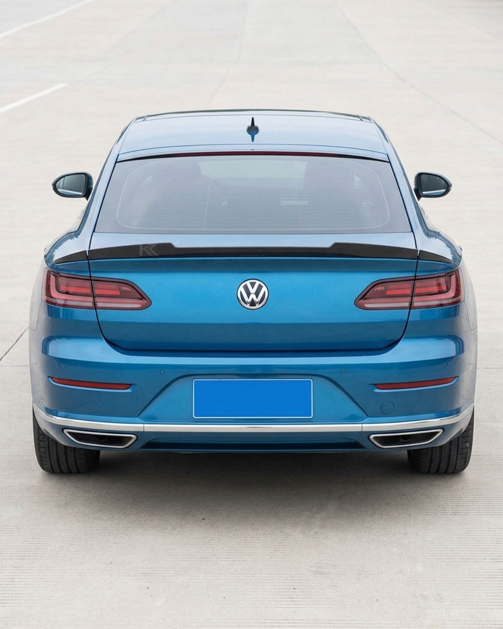 VW Arteon Carbon Fiber Rear Trunk Spoiler – Gloss Black (2019–2023)