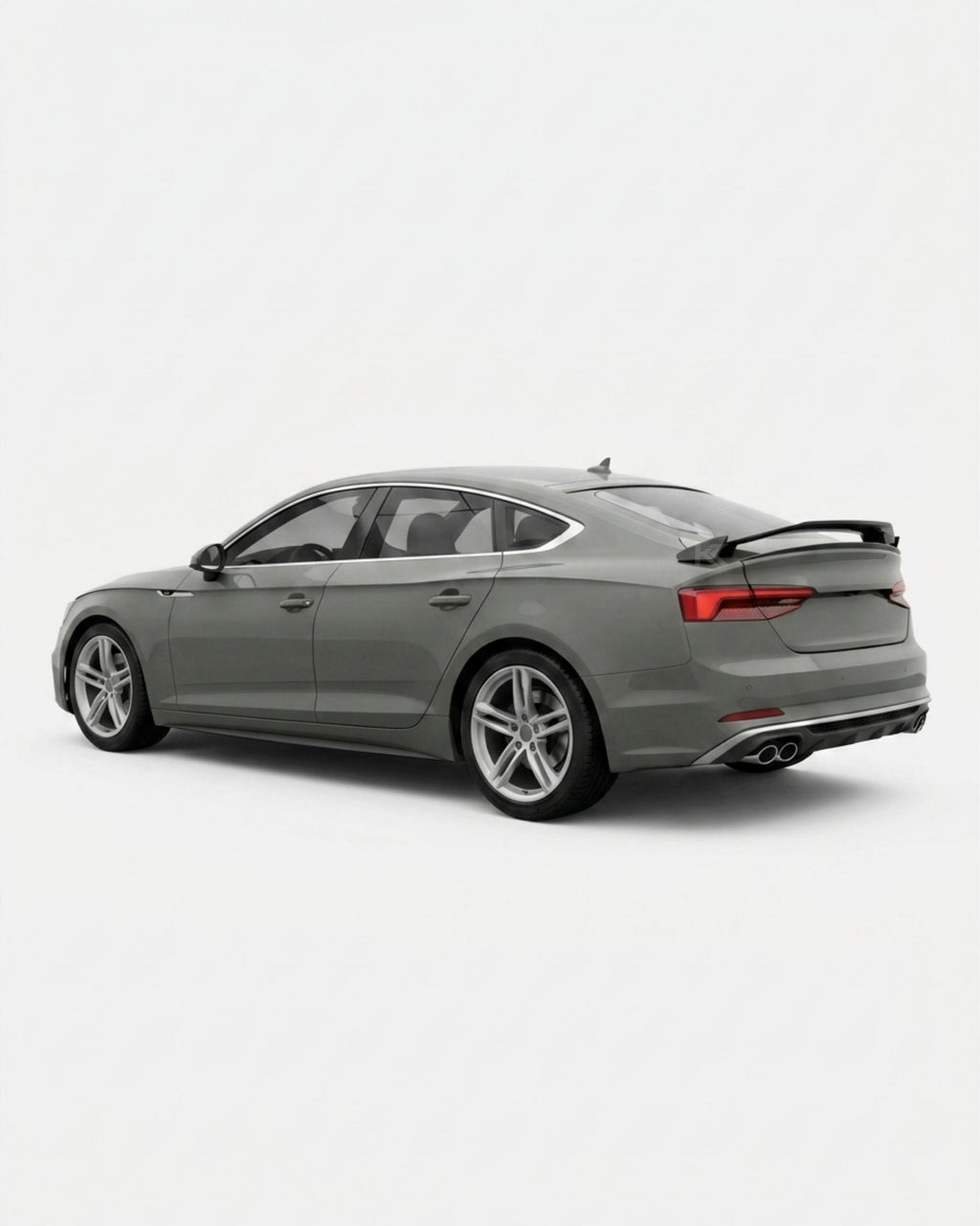 Audi A5 / S5 / RS5 Sportback Carbon Fiber Rear Trunk Spoiler – Gloss Black (2017–2024)
