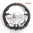 Heated Carbon Fiber Steering Wheel for Ford Mustang 2018-2023