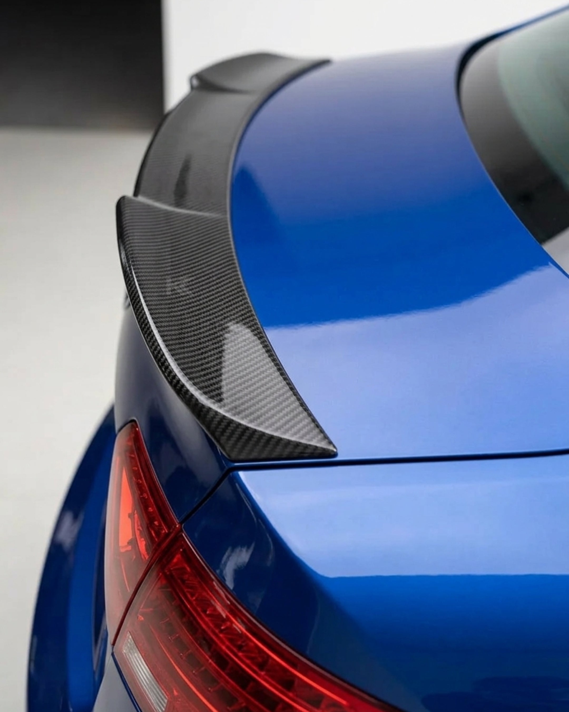 Audi A5 S-Line / S5 B8.5 Facelift Sedan Carbon Fiber Gloss Black Rear Trunk Boot Spoiler Wing 2012 - 2016