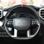 Full Leather Sports Steering Wheel for Toyota Tundra 2022–2026, Sequoia & Tacoma 2024–2025 (Non-Heated)
