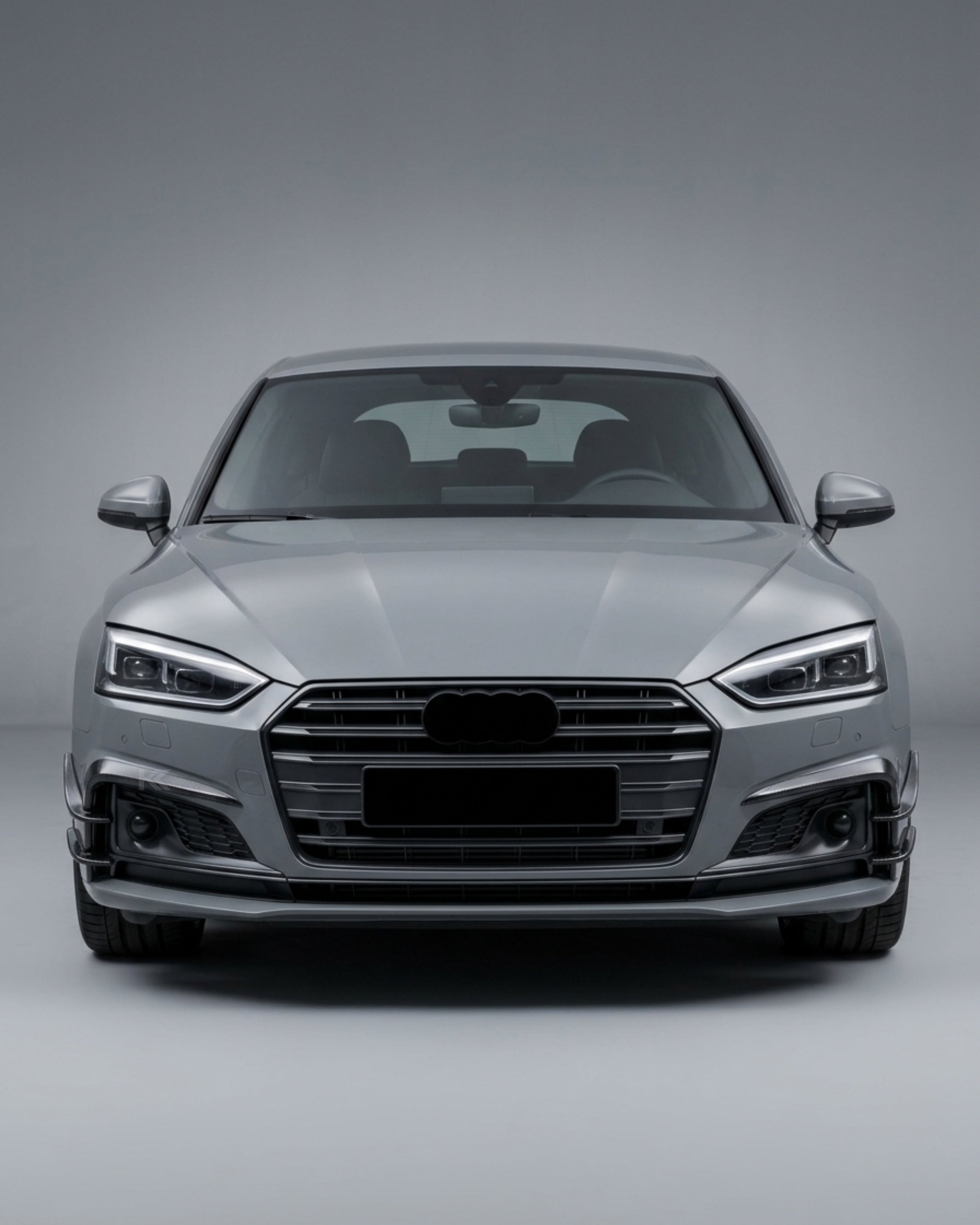 Audi A5 S-Line / S5 B9 Carbon Fiber Front Bumper Canard Fins 2017 - 2019