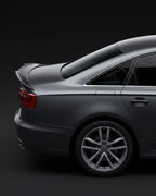 Audi A6 C7 / S6 Sedan 4-Door Carbon Fiber Ducktail Rear Trunk Spoiler 2012 - 2018