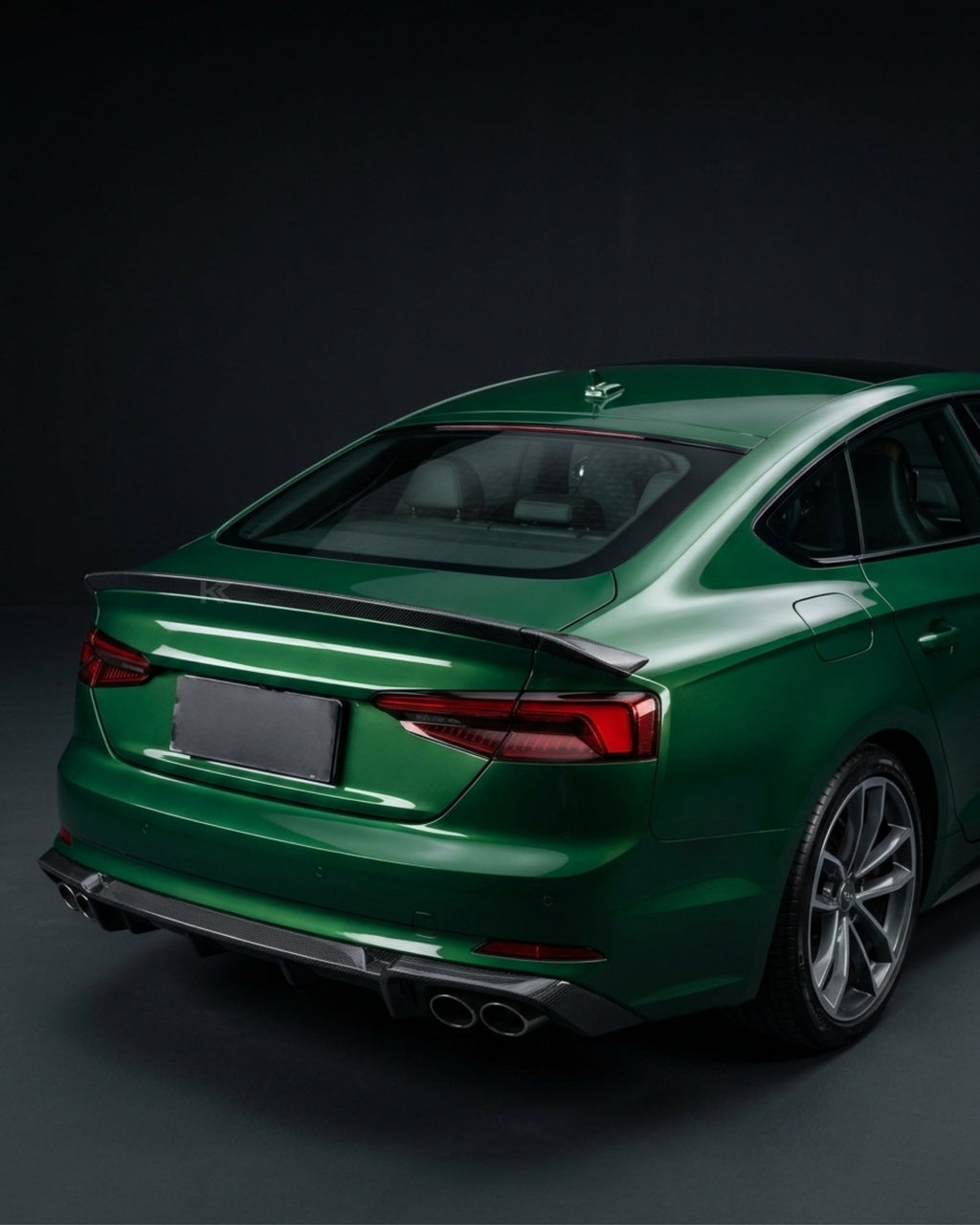 Audi A5 / S5 B9 Sportback Carbon Fiber Rear Spoiler – 3-Piece S5 Style (2017–2019)