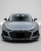 Audi R8 V10 Coupe 4S Gen 2 Facelift Prepreg Dry Carbon Fiber Front Bumper Lip Splitter 2019 - 2023