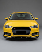 Audi A4 B9 S-Line / S4 Sedan (2017-2018) Carbon Fiber Front Lip – 3PC Aero Splitter Kit