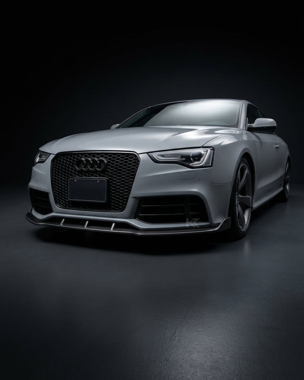 Audi RS5 8T Coupe / Convertible Carbon Fiber Front Bumper Lip Spoiler 2012 - 2015