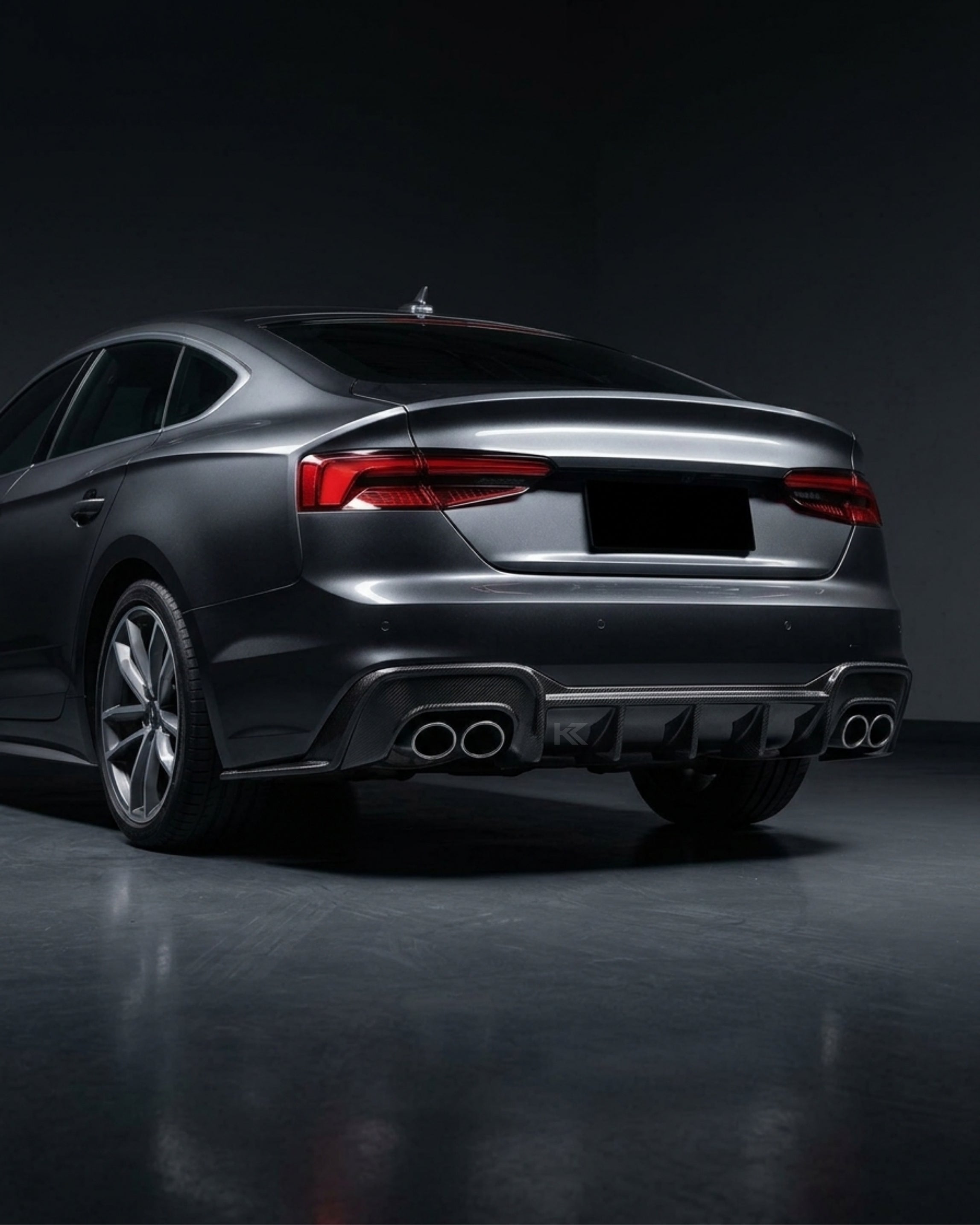 Audi A5 S-Line / S5 B9 Carbon Fiber Rear Diffuser – Prepreg Dry Carbon (2017–2019 Sportback)