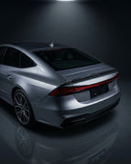 Audi A7 S-Line / S7 Sportback Dry Carbon Fiber Rear Bumper Diffuser Lip with Tailpipes 2019 - 2021