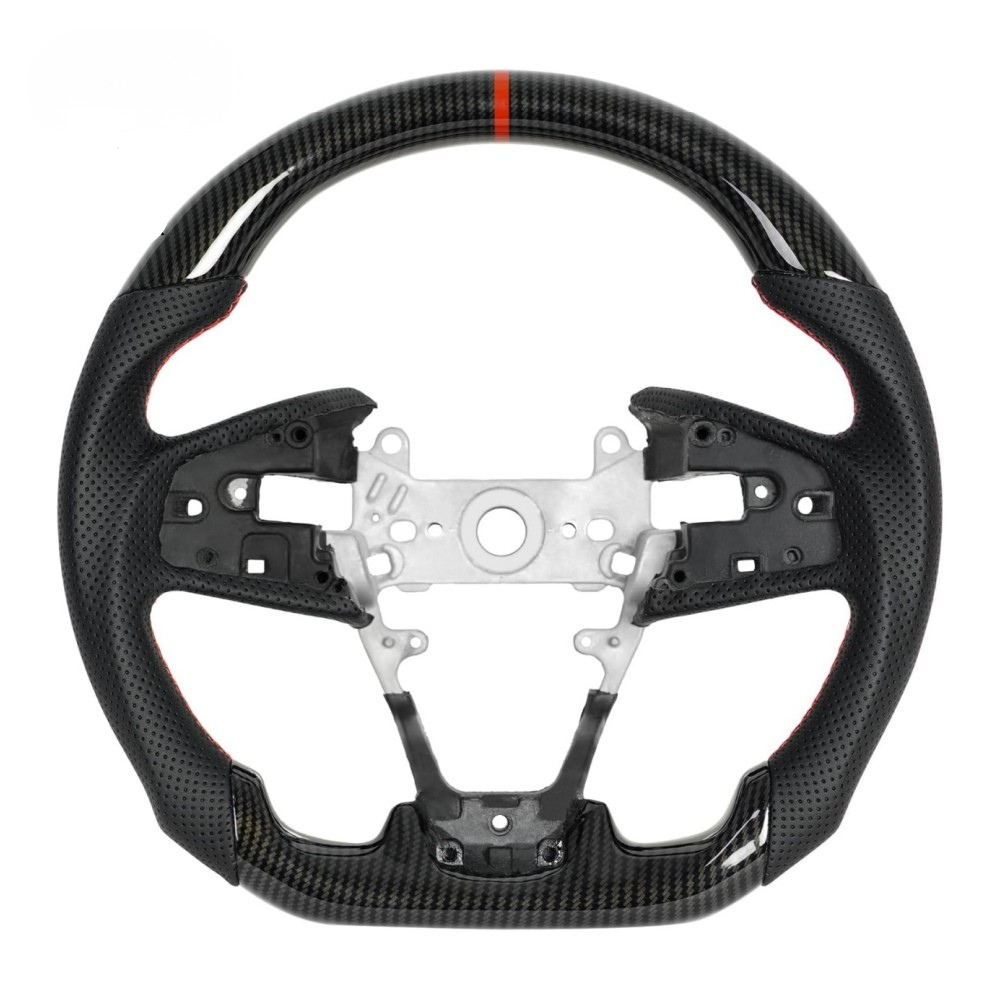 Hydro-Dip Carbon Fiber Steering Wheel for Honda Civic Type R FK8 2016-2021