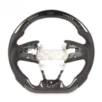 LED Carbon Fiber Steering Wheel for Honda Civic Type R 2016-2021