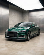 Audi A5 / S5 B9 Carbon Fiber Front Lip – M-Style Splitter (2017–2019 Coupe & Sportback)