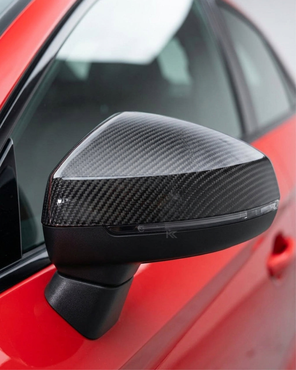 Audi A3 8V / S3 / RS3 Carbon Fibre Side Wing Mirror Covers Without Side Assist 2016